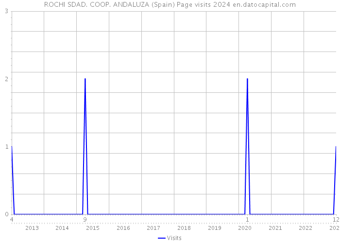 ROCHI SDAD. COOP. ANDALUZA (Spain) Page visits 2024 
