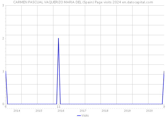 CARMEN PASCUAL VAQUERIZO MARIA DEL (Spain) Page visits 2024 