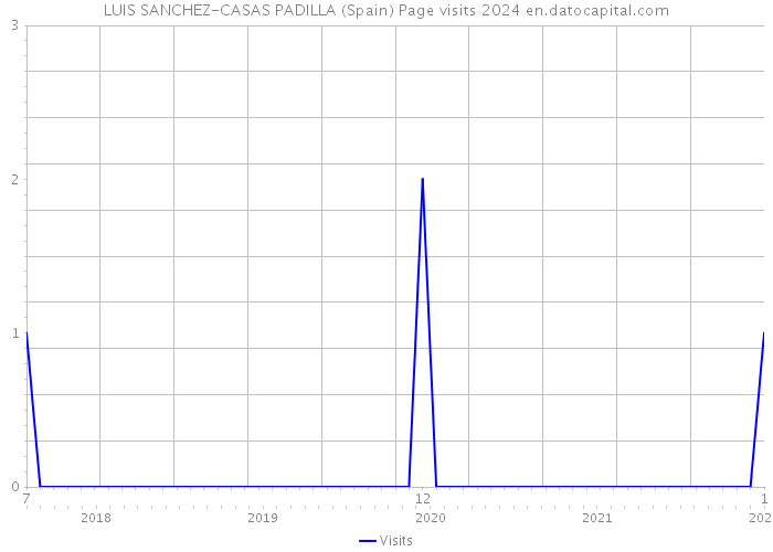 LUIS SANCHEZ-CASAS PADILLA (Spain) Page visits 2024 