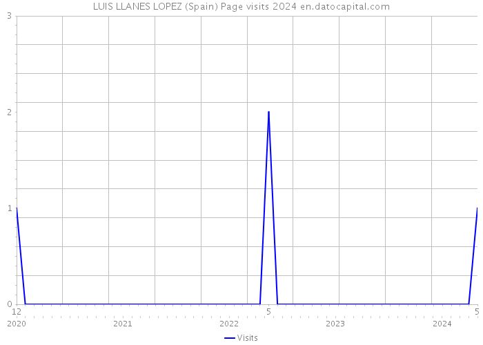 LUIS LLANES LOPEZ (Spain) Page visits 2024 