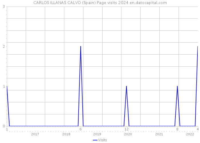 CARLOS ILLANAS CALVO (Spain) Page visits 2024 