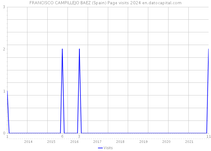 FRANCISCO CAMPILLEJO BAEZ (Spain) Page visits 2024 