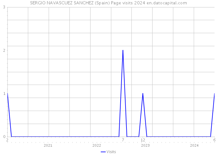 SERGIO NAVASCUEZ SANCHEZ (Spain) Page visits 2024 