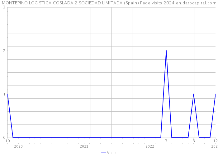 MONTEPINO LOGISTICA COSLADA 2 SOCIEDAD LIMITADA (Spain) Page visits 2024 