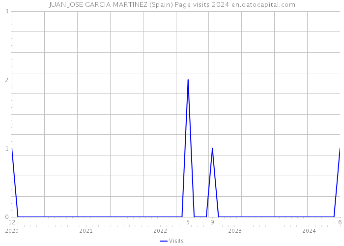 JUAN JOSE GARCIA MARTINEZ (Spain) Page visits 2024 