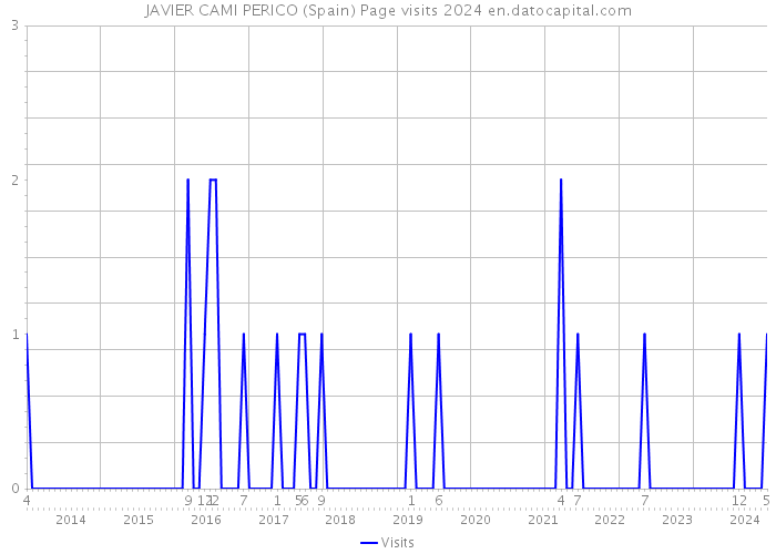 JAVIER CAMI PERICO (Spain) Page visits 2024 