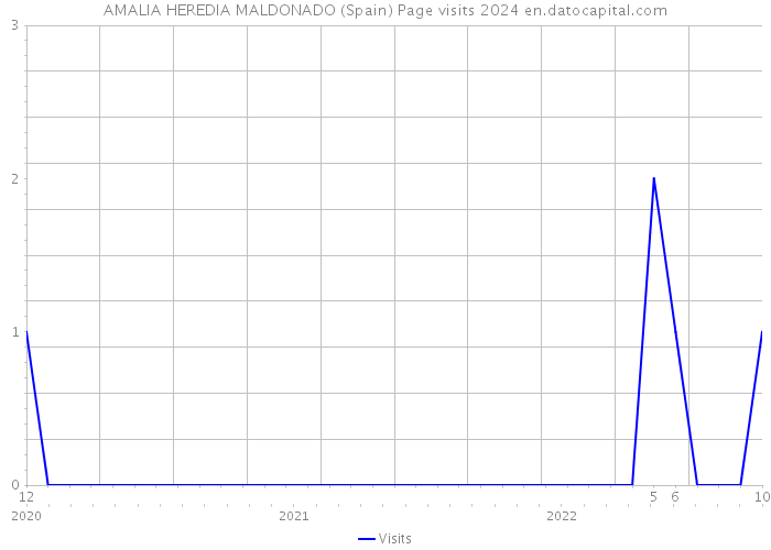 AMALIA HEREDIA MALDONADO (Spain) Page visits 2024 