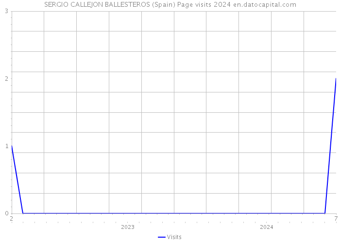 SERGIO CALLEJON BALLESTEROS (Spain) Page visits 2024 