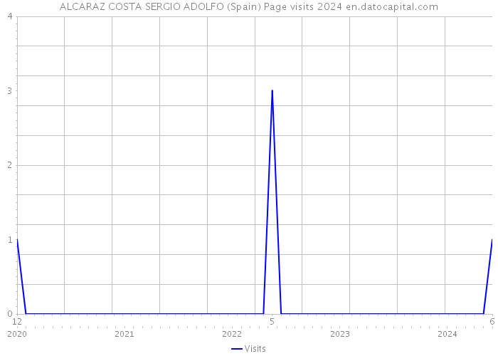 ALCARAZ COSTA SERGIO ADOLFO (Spain) Page visits 2024 