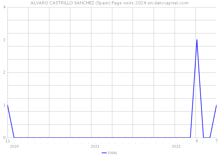 ALVARO CASTRILLO SANCHEZ (Spain) Page visits 2024 
