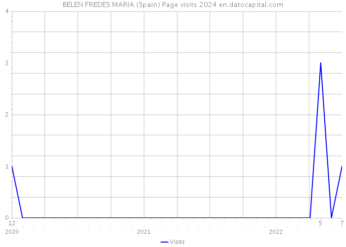 BELEN FREDES MARIA (Spain) Page visits 2024 