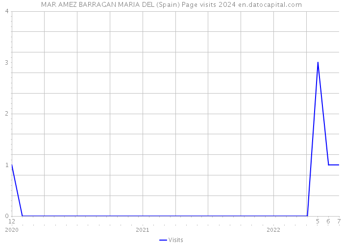 MAR AMEZ BARRAGAN MARIA DEL (Spain) Page visits 2024 
