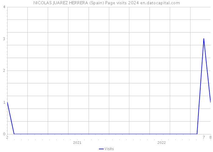 NICOLAS JUAREZ HERRERA (Spain) Page visits 2024 