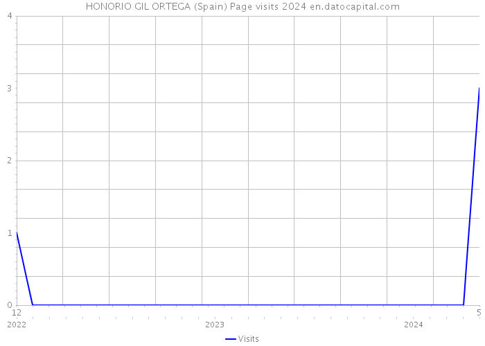 HONORIO GIL ORTEGA (Spain) Page visits 2024 