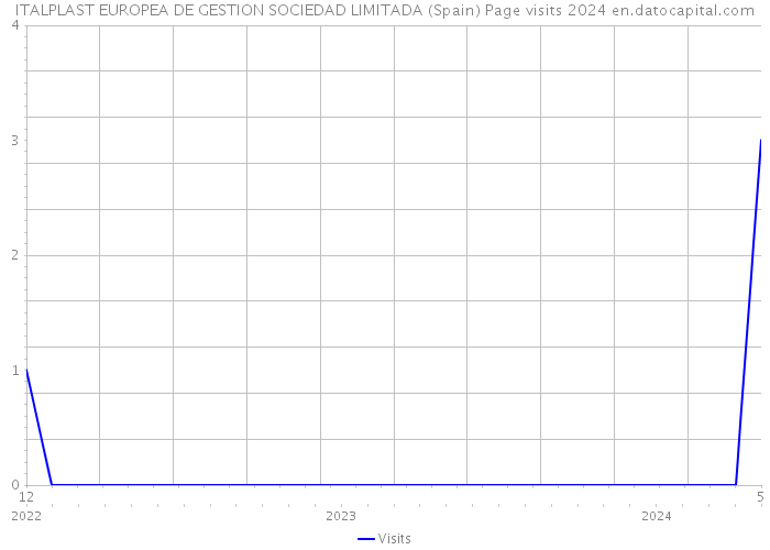 ITALPLAST EUROPEA DE GESTION SOCIEDAD LIMITADA (Spain) Page visits 2024 