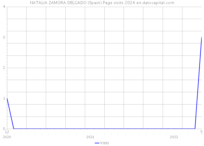 NATALIA ZAMORA DELGADO (Spain) Page visits 2024 