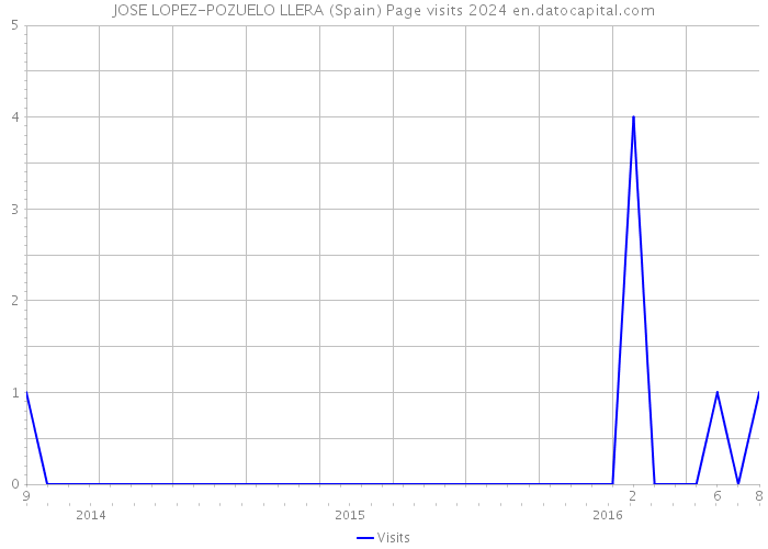 JOSE LOPEZ-POZUELO LLERA (Spain) Page visits 2024 