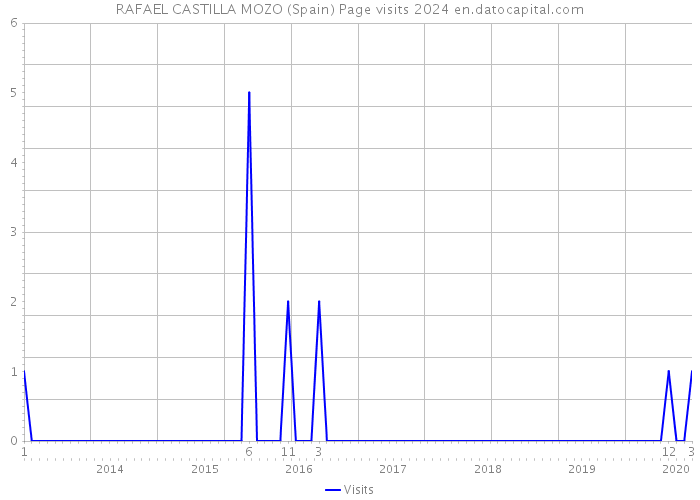 RAFAEL CASTILLA MOZO (Spain) Page visits 2024 