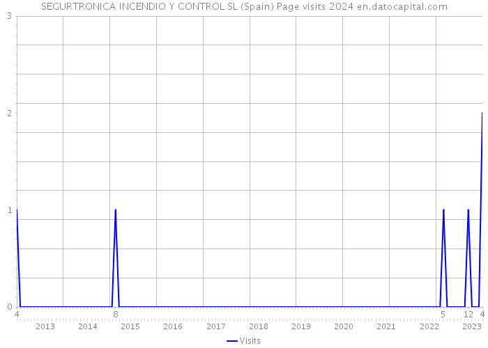 SEGURTRONICA INCENDIO Y CONTROL SL (Spain) Page visits 2024 