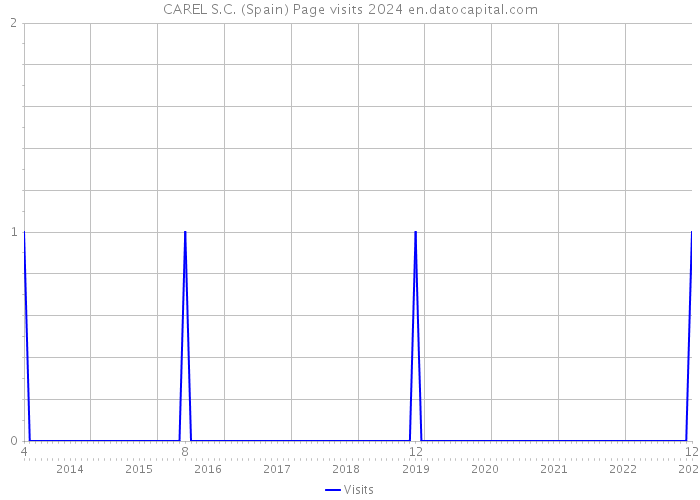 CAREL S.C. (Spain) Page visits 2024 