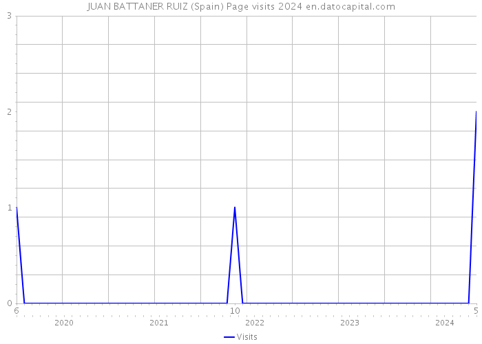 JUAN BATTANER RUIZ (Spain) Page visits 2024 