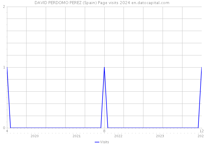 DAVID PERDOMO PEREZ (Spain) Page visits 2024 