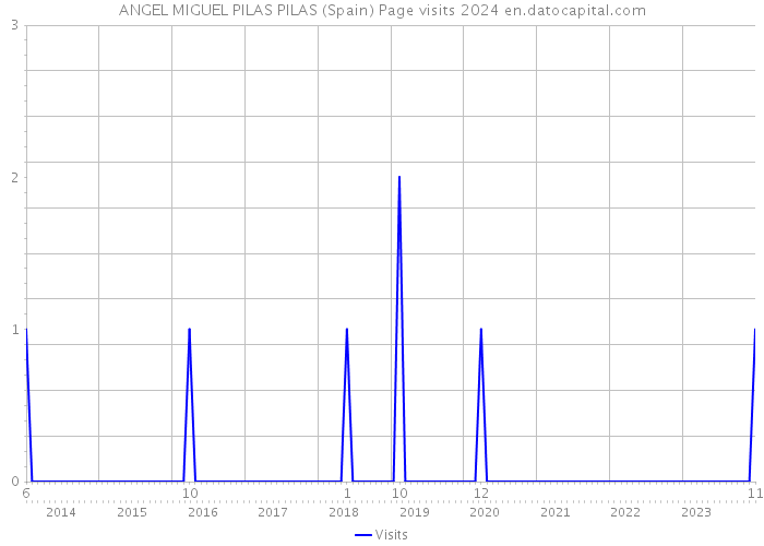 ANGEL MIGUEL PILAS PILAS (Spain) Page visits 2024 
