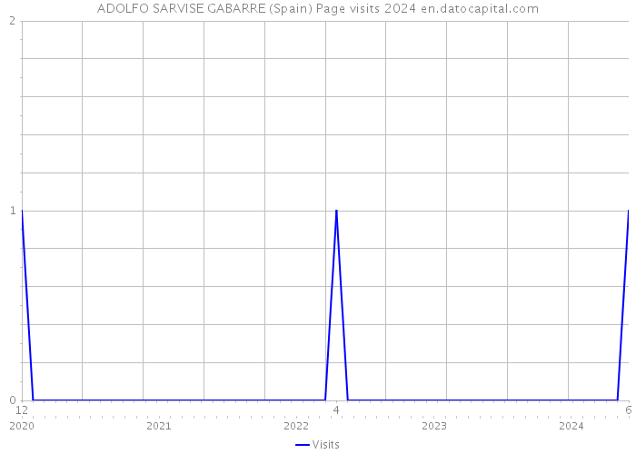 ADOLFO SARVISE GABARRE (Spain) Page visits 2024 