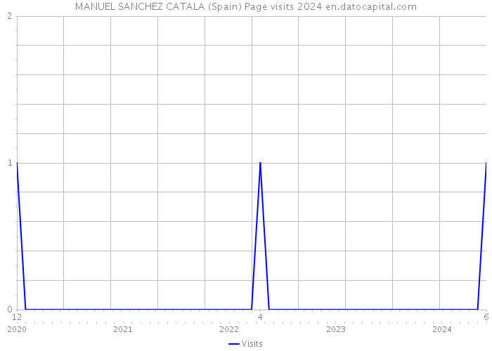 MANUEL SANCHEZ CATALA (Spain) Page visits 2024 