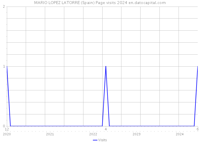 MARIO LOPEZ LATORRE (Spain) Page visits 2024 