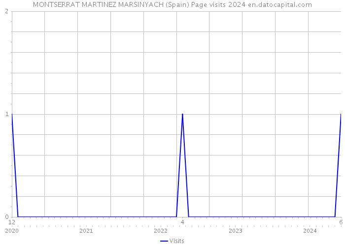 MONTSERRAT MARTINEZ MARSINYACH (Spain) Page visits 2024 