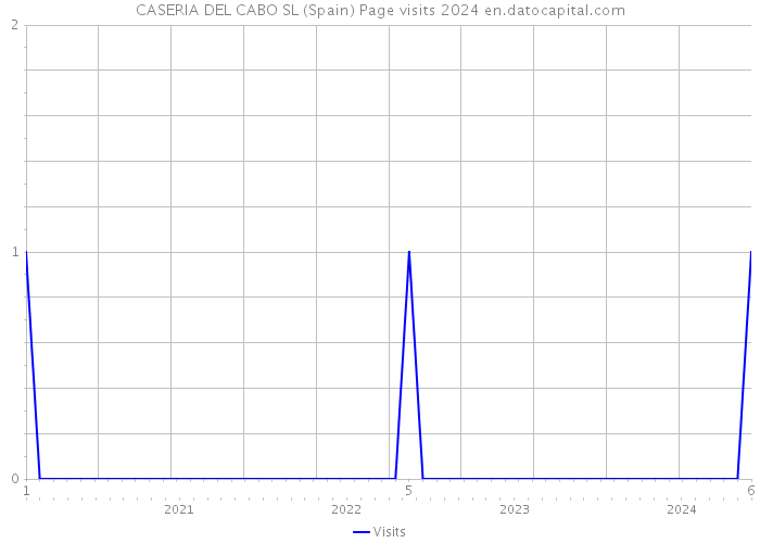 CASERIA DEL CABO SL (Spain) Page visits 2024 