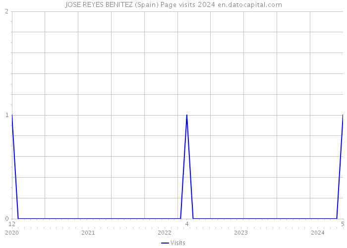 JOSE REYES BENITEZ (Spain) Page visits 2024 