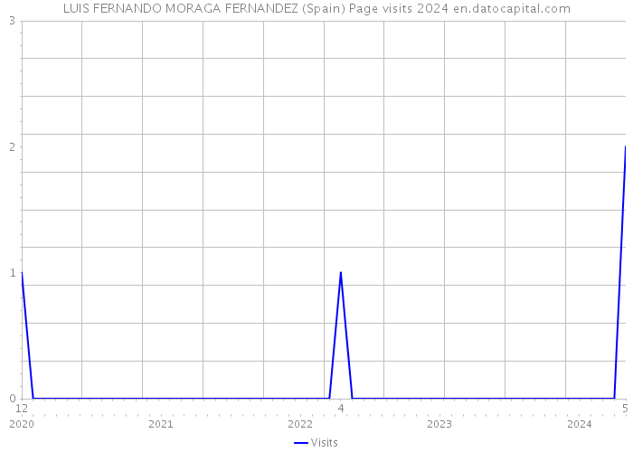 LUIS FERNANDO MORAGA FERNANDEZ (Spain) Page visits 2024 