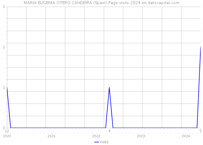 MARIA EUGENIA OTERO CANDEIRA (Spain) Page visits 2024 