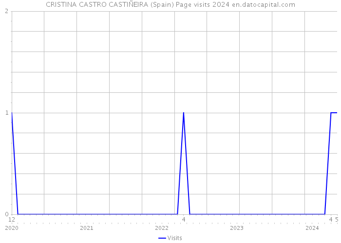 CRISTINA CASTRO CASTIÑEIRA (Spain) Page visits 2024 