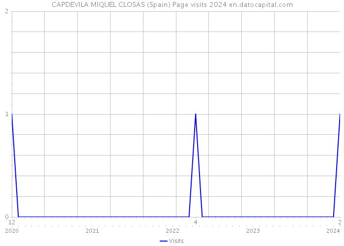 CAPDEVILA MIQUEL CLOSAS (Spain) Page visits 2024 