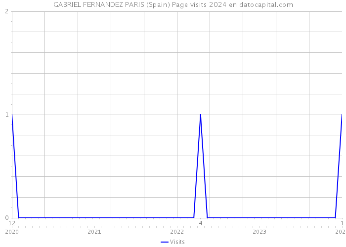 GABRIEL FERNANDEZ PARIS (Spain) Page visits 2024 