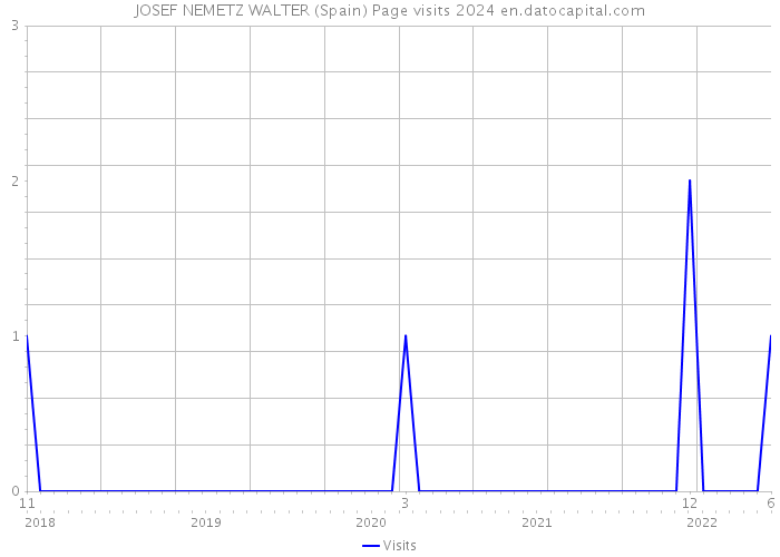 JOSEF NEMETZ WALTER (Spain) Page visits 2024 