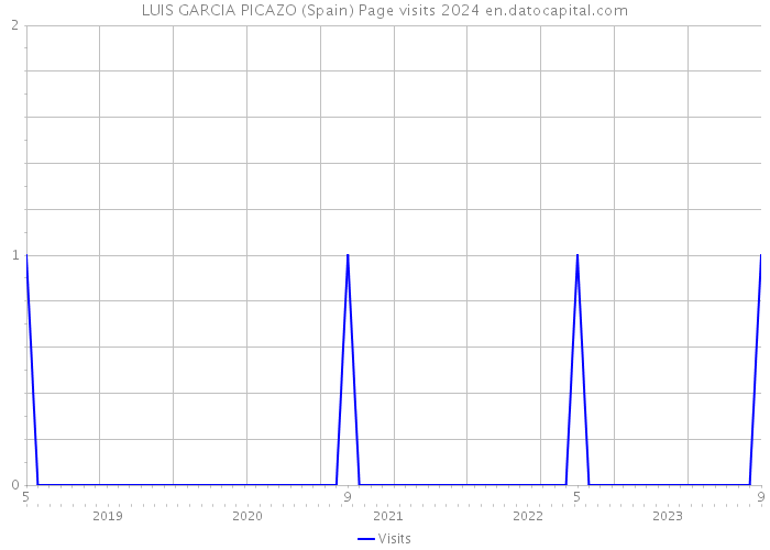 LUIS GARCIA PICAZO (Spain) Page visits 2024 