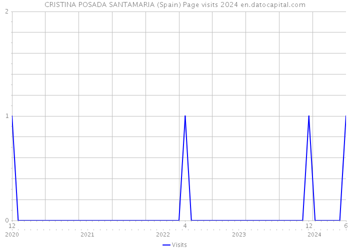 CRISTINA POSADA SANTAMARIA (Spain) Page visits 2024 
