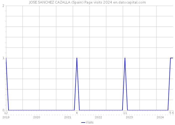 JOSE SANCHEZ CAZALLA (Spain) Page visits 2024 