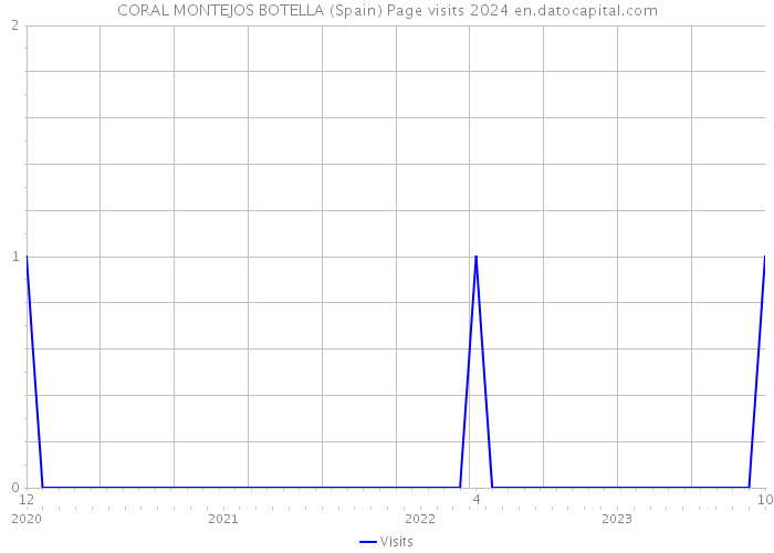 CORAL MONTEJOS BOTELLA (Spain) Page visits 2024 