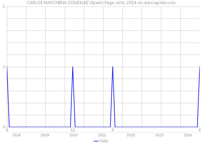 CARLOS MARCHENA GONZALEZ (Spain) Page visits 2024 