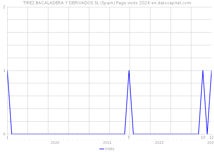 TIREZ BACALADERA Y DERIVADOS SL (Spain) Page visits 2024 