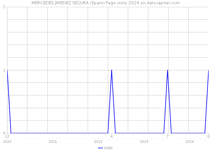 MERCEDES JIMENEZ SEGURA (Spain) Page visits 2024 