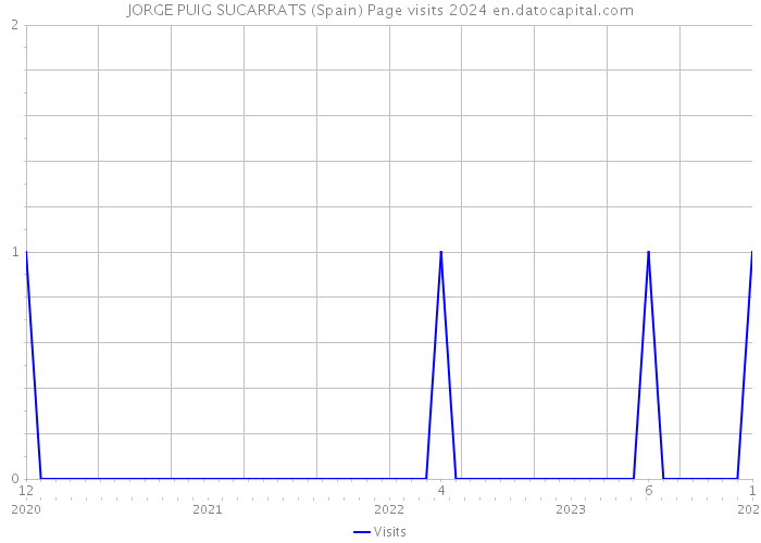 JORGE PUIG SUCARRATS (Spain) Page visits 2024 