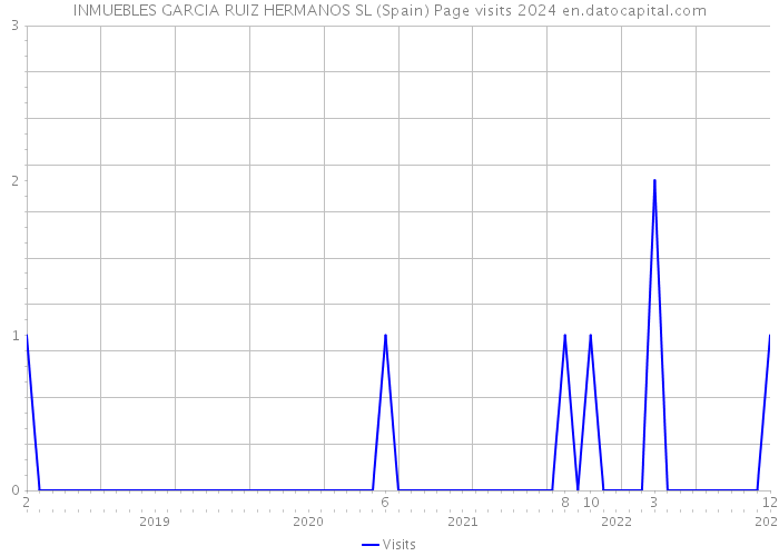 INMUEBLES GARCIA RUIZ HERMANOS SL (Spain) Page visits 2024 