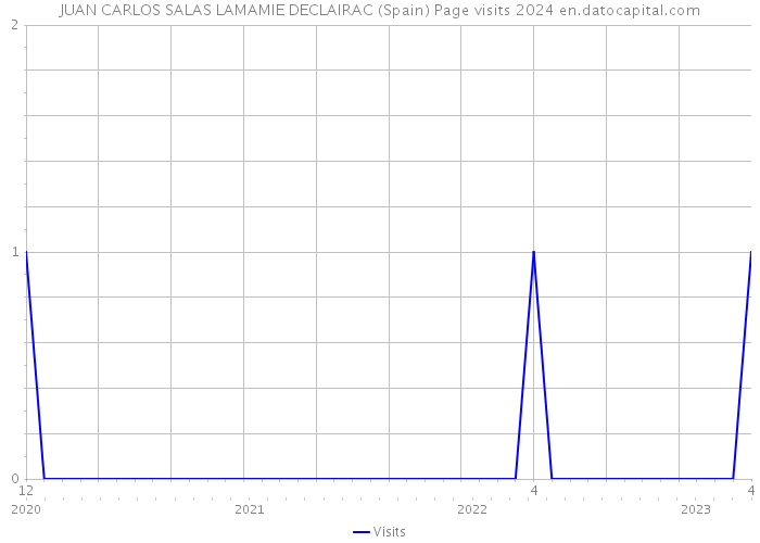 JUAN CARLOS SALAS LAMAMIE DECLAIRAC (Spain) Page visits 2024 