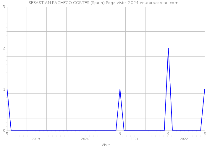SEBASTIAN PACHECO CORTES (Spain) Page visits 2024 
